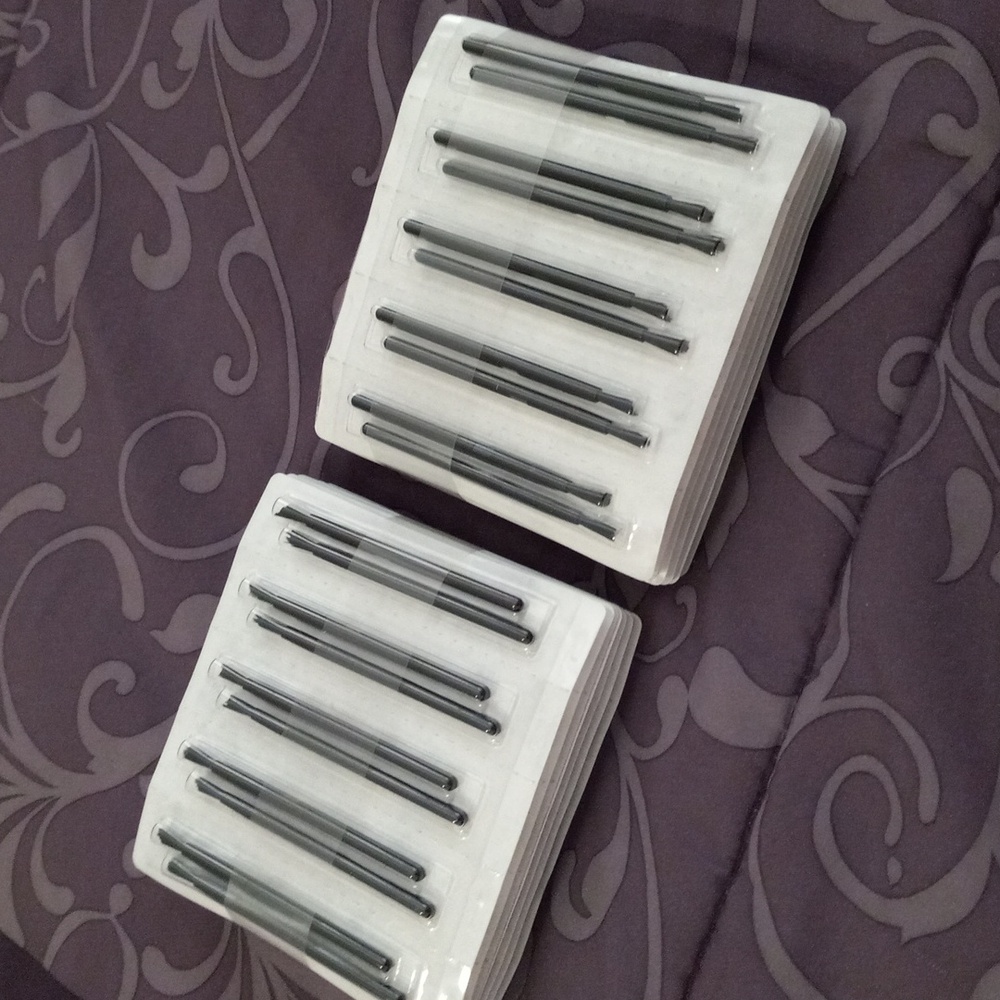 Set Of (3) Black Makeup Brushes -  90 brushes Total...